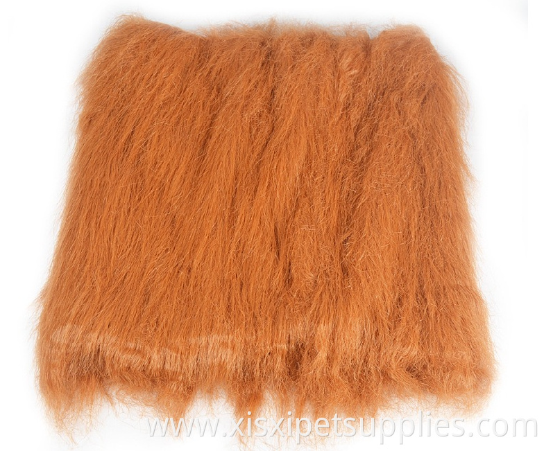 Hot Sale Festival Party Brown Lion Mane Hair Wig Pet Dog Costume